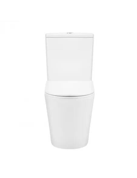 Унитаз компакт безободковый Q-Tap Scorpio Ultra Quiet QT14222125AUQW, сиденье Soft-close - 7