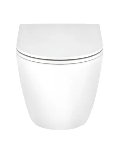 Унитаз подвесной безободковый Q-Tap Scorpio Ultra Quiet QT1433053EUQW, сиденье Soft-close - 7