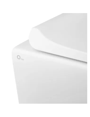 Унитаз подвесной безободковый Q-Tap Tern QT1733052EUQW, сиденье Soft-close - 11