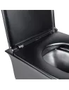 Унитаз подвесной безободковый Q-Tap Virgo QT1833051ERMB, сиденье Soft-close - 3