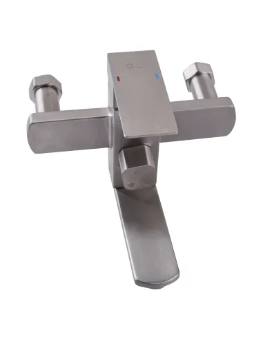 Душевая система из нержавеющей стали с изливом Globus Lux Kubus SKU-SH-200 - 2