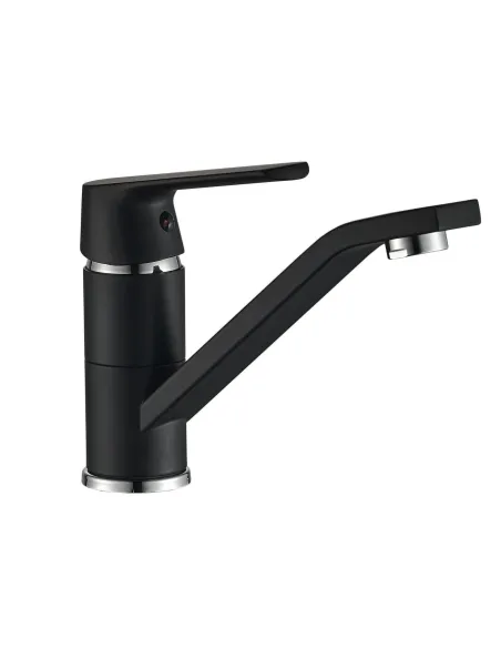 Смеситель для раковины в ванной Globus Lux Laguna GLA-0203MQ-10-BB, черный - 2