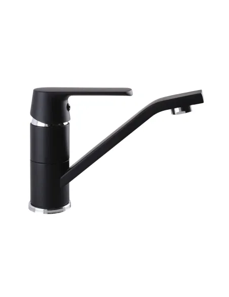 Смеситель для раковины в ванной Globus Lux Laguna GLA-0203MQ-10-BB, черный - 3