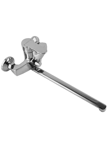 Смеситель для ванны с длинным изливом Domino Ellipse DCC-208, душевой набор - 2