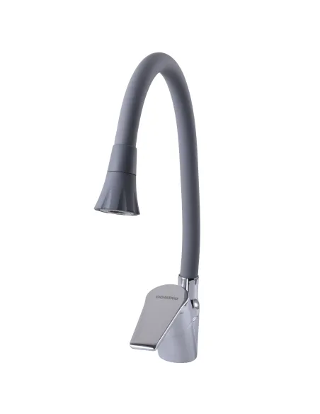 Смеситель для кухни с гибким изливом Domino Blitz DBC-203SA-G03 с насадкой - 4