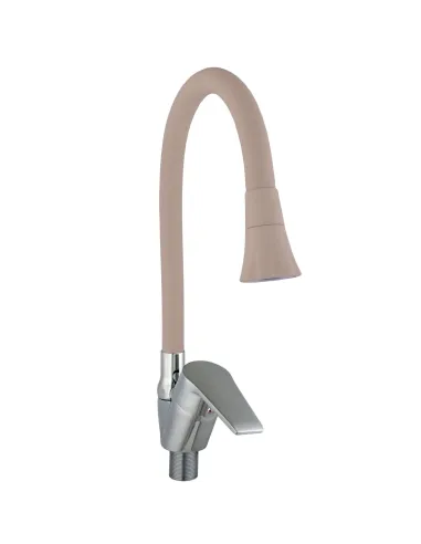 Смеситель для кухни с гибким изливом Domino Blitz DBC-203SA-K15 с насадкой - 2