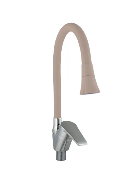 Смеситель для кухни с гибким изливом Domino Blitz DBC-203SA-K15 с насадкой - 2