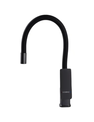 Смеситель для кухни с гибким изливом Domino Malibu DMM-203 LR-GP-Black - 4