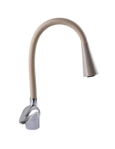 Смеситель для кухни с гибким изливом Ecomix E-GEZ-203SK-K15 с насадкой - 3