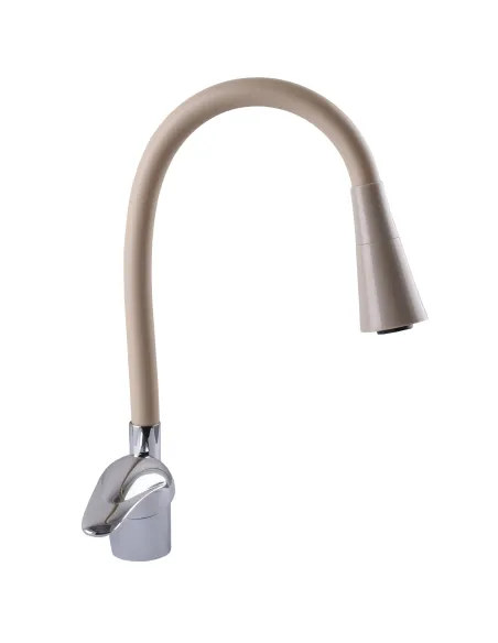 Смеситель для кухни с гибким изливом Ecomix E-GEZ-203SK-K15 с насадкой - 3