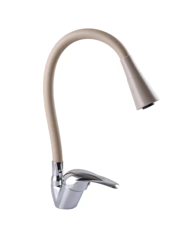 Смеситель для кухни с гибким изливом Ecomix E-GEZ-203SK-K15 с насадкой - 5