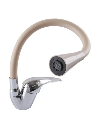 Смеситель для кухни с гибким изливом Ecomix E-GEZ-203SK-K15 с насадкой - 7