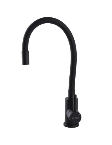 Смеситель для кухни с гибким изливом Globus Lux Alpen SBT1-203SB-BB, нержавеющая сталь - 4