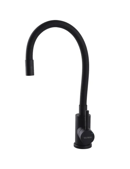 Смеситель для кухни с гибким изливом Globus Lux Alpen SBT1-203SB-BB, нержавеющая сталь - 4