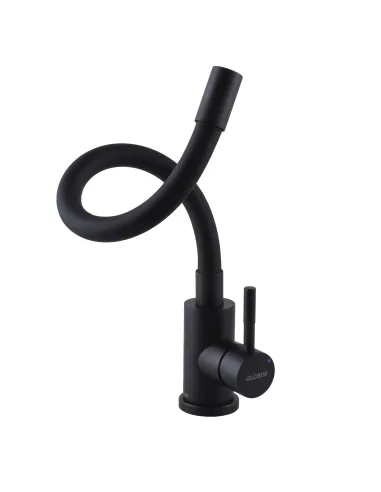 Смеситель для кухни с гибким изливом Globus Lux Alpen SBT1-203SB-BB, нержавеющая сталь - 5