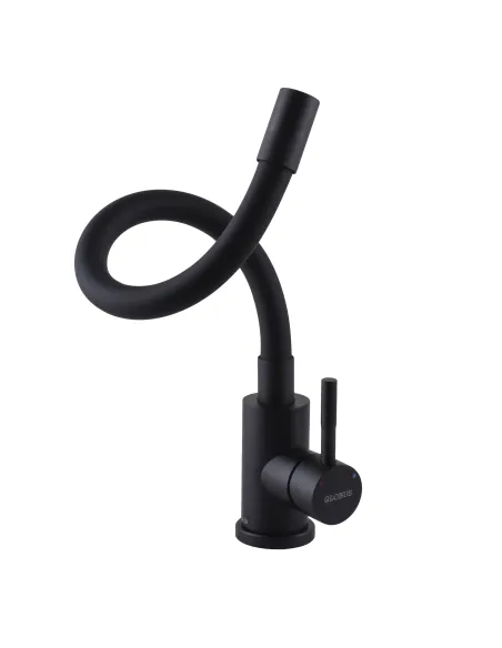 Смеситель для кухни с гибким изливом Globus Lux Alpen SBT1-203SB-BB, нержавеющая сталь - 5