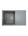 Мийка кухонна кам`яна Adamant Horizon 500х790 мм, прямокутна, світло-сіра - 1