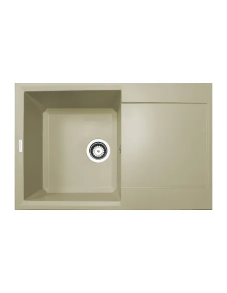 Мийка кухонна кам`яна Adamant Horizon 500х790 мм, прямокутна, айворі - 1