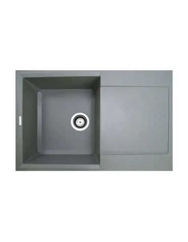 Мийка кухонна кам`яна Adamant Horizon 500х790 мм, прямокутна, сіра - 1