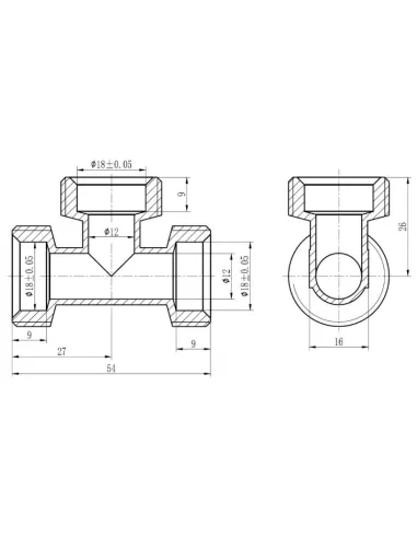 Тройник обжимной SD Forte SF176W202020 20 мм, для ПП труб - 2