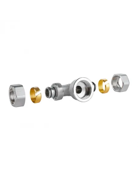 Трійник обжимний SD Plus ВР SD159W202020 20 х 3/4 х 20 мм для МП труб - 3