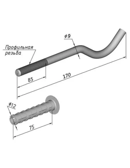 Комплект кронштейнов для радиатора Cristal NR-1015 - 3