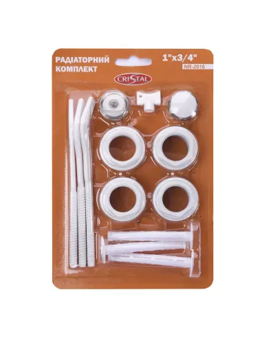 Комплект футорок секционного радиатора Cristal NR-2016 0.75х1 дюйма HT 416 - 3