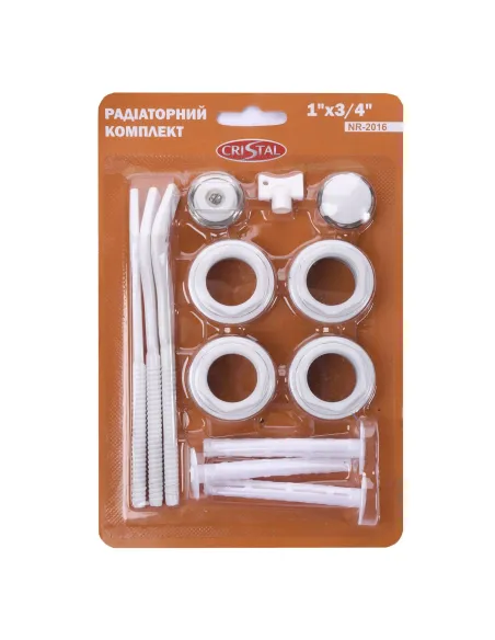 Комплект футорок секционного радиатора Cristal NR-2016 0.75х1 дюйма HT 416 - 3