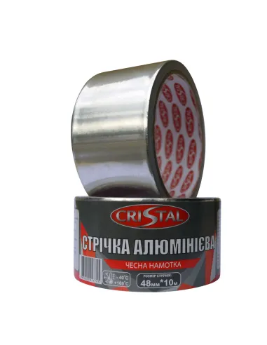 Лента алюминиевая самоклеющаяся Cristal 48 мм х 10 метров - 3