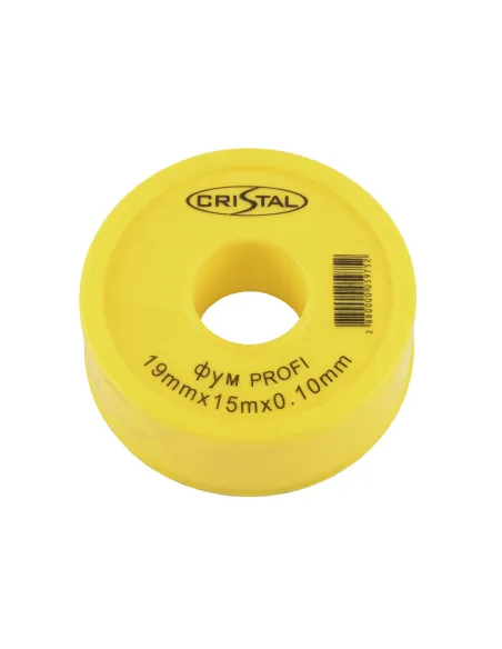 Фум стрічка тефлонова Cristal Profi S-1201 19 х 15 х 0.1 мм - 1