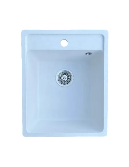 Мойка для кухни из гранита Romzha Vlada Biela, 410х510х200 мм - 1