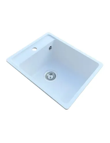 Мойка для кухни из гранита Romzha Vlada Biela, 410х510х200 мм - 2