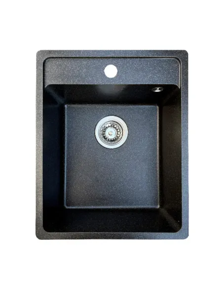 Мойка для кухни из гранита Romzha Vlada Antracit, 410х510х200 мм - 1