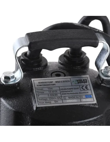 Фекальний насос Volks Pumpe WQD 0.55 ECO 0.55 кВт - 4