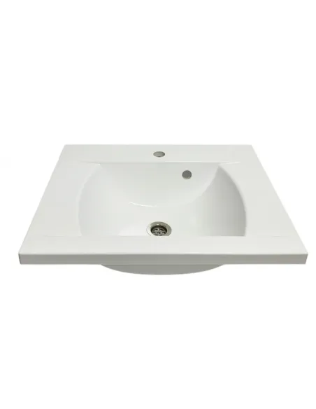 Раковина зі штучного каменю Adamant Over-60 600х490 White - 4