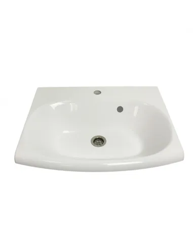 Раковина зі штучного каменю Adamant Logan 600х500 White - 2