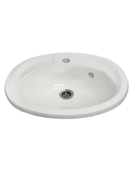 Раковина зі штучного каменю Adamant Comfy 540х425 White - 1