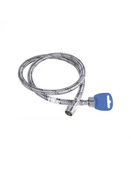 Шланг для подвода воды SD Plus ГШ SD398W100 нержавеющая сталь 1 метр - 1