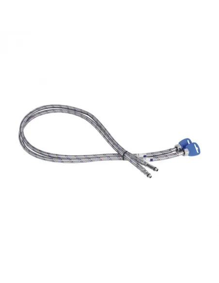 Шланг для підведення води SD Plus метра10 SD396W120 нержавіюча сталь 1,2 метра (пара) - 1