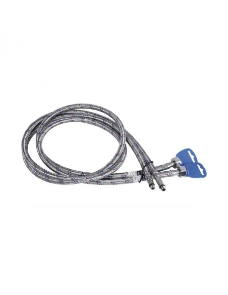 Шланг для подвода воды SD Plus метра10 SD396W150 нержавеющая сталь 1,5 метра (пара) - 1