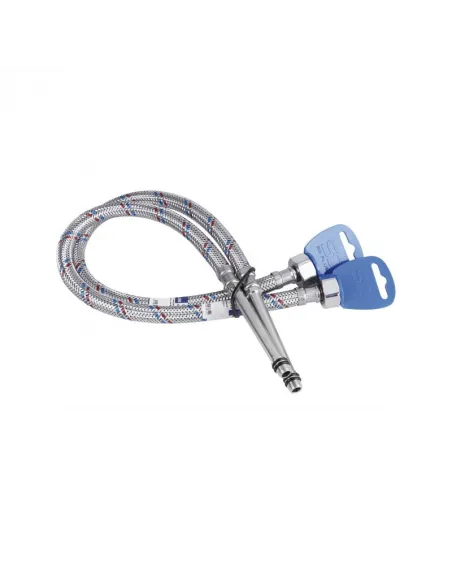 Шланг для підведення води SD Plus метра10 SD396W60 нержавіюча сталь 0,6 метра (пара) - 1