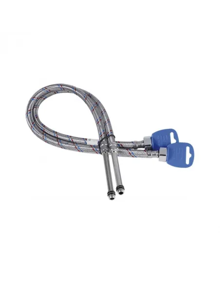 Шланг для подвода воды SD Plus метра10 SD396W60L нержавеющая сталь 0,6 метра (пара) - 1