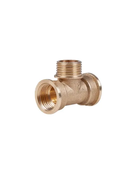 Трійник латунний SD Plus ВНВ SD41515 1/2 дюйми - 1 Трійник латунний SD Plus ВНВ SD41515 1/2 дюйми - 1