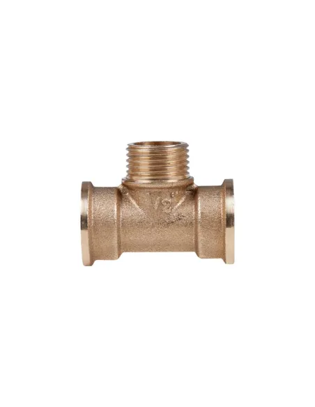 Трійник латунний SD Plus ВНВ SD41515 1/2 дюйми - 3 Трійник латунний SD Plus ВНВ SD41515 1/2 дюйми - 3