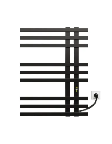 Полотенцесушитель электрический Kosser Браш 800х600/9 ER черный - 2