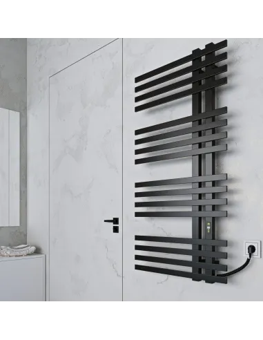 Полотенцесушитель электрический Kosser Браш 800х600/9 ER черный - 3