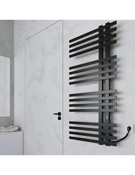 Полотенцесушитель электрический Kosser Браш 800х600/9 ER черный - 3