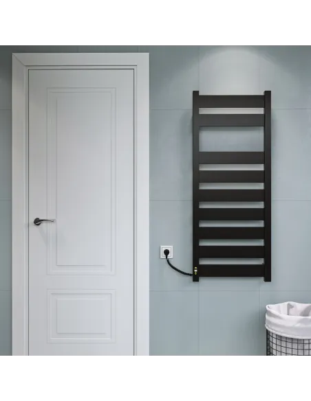 Полотенцесушитель электрический Kosser Волс 1000х500/8 EL черный - 4