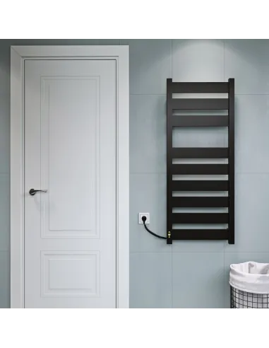 Полотенцесушитель электрический Kosser Волс 1200х500/9 EL черный - 3