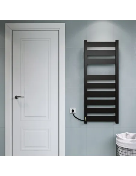 Полотенцесушитель электрический Kosser Волс 1200х500/9 EL черный - 3